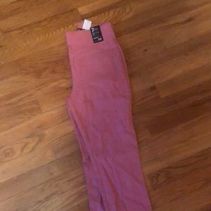 Xsmall nylon soft pants pink